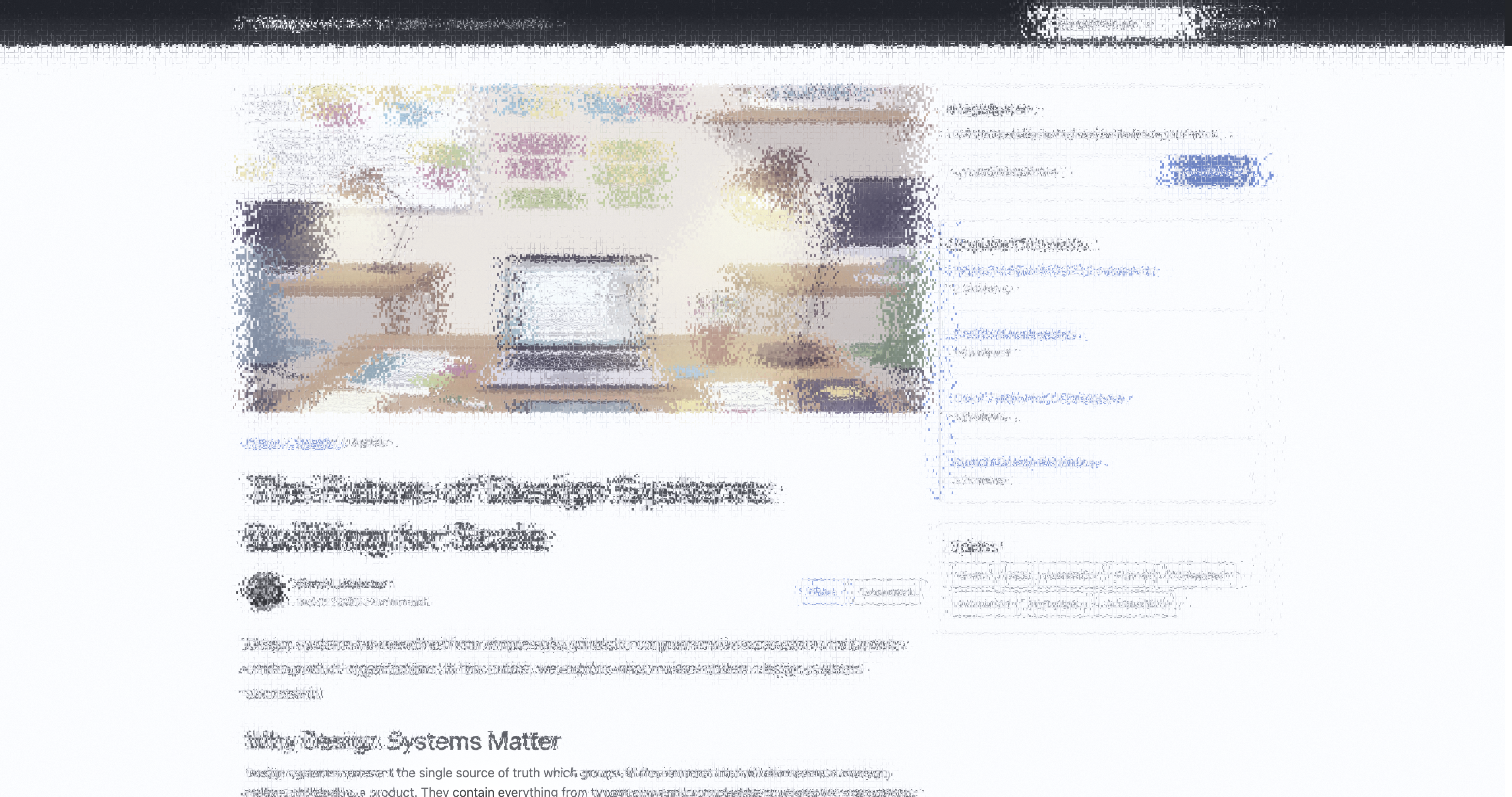 Article page — fixed-parameter displacement