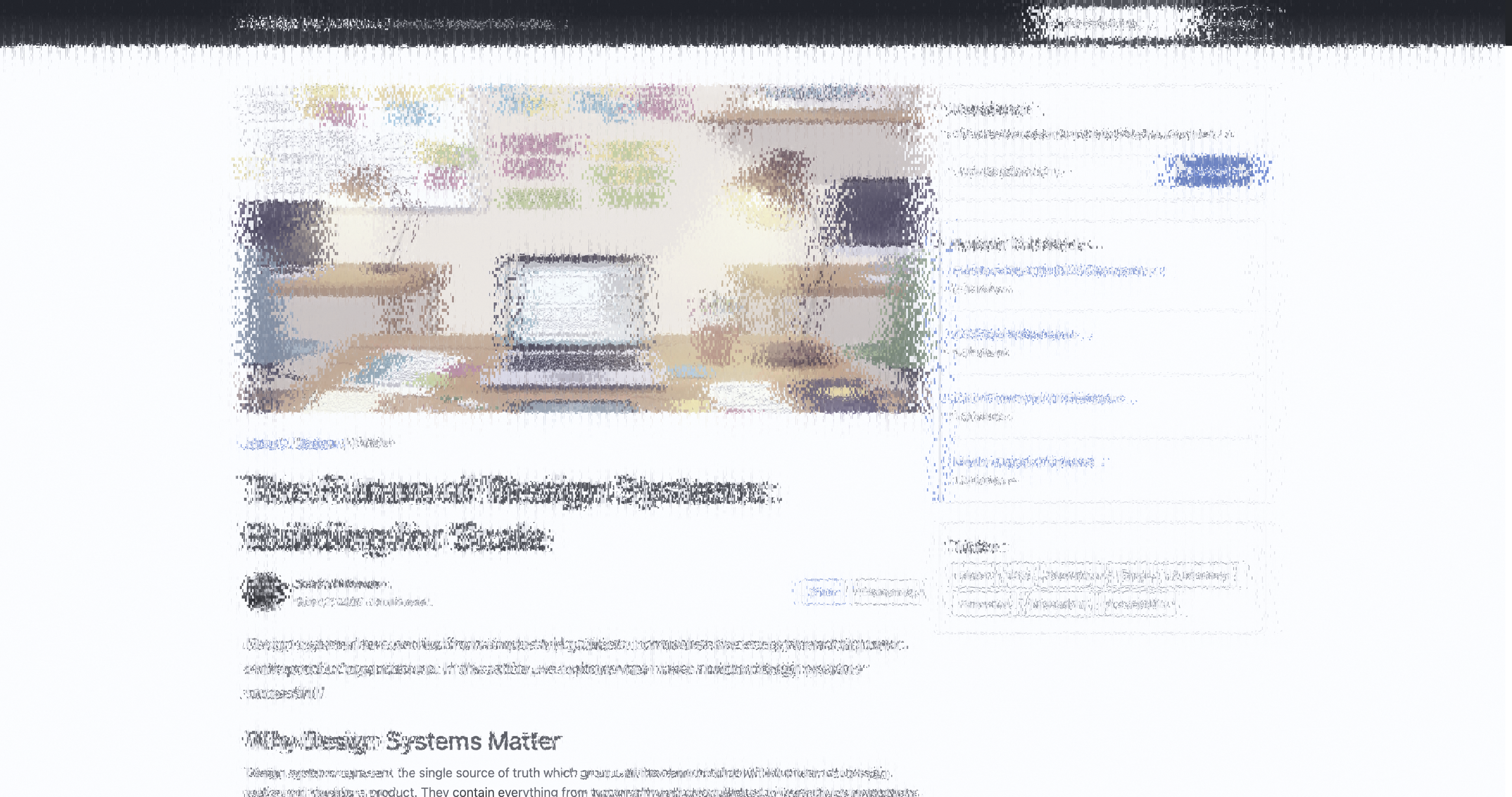 Article page — sector-parameterized displacement
