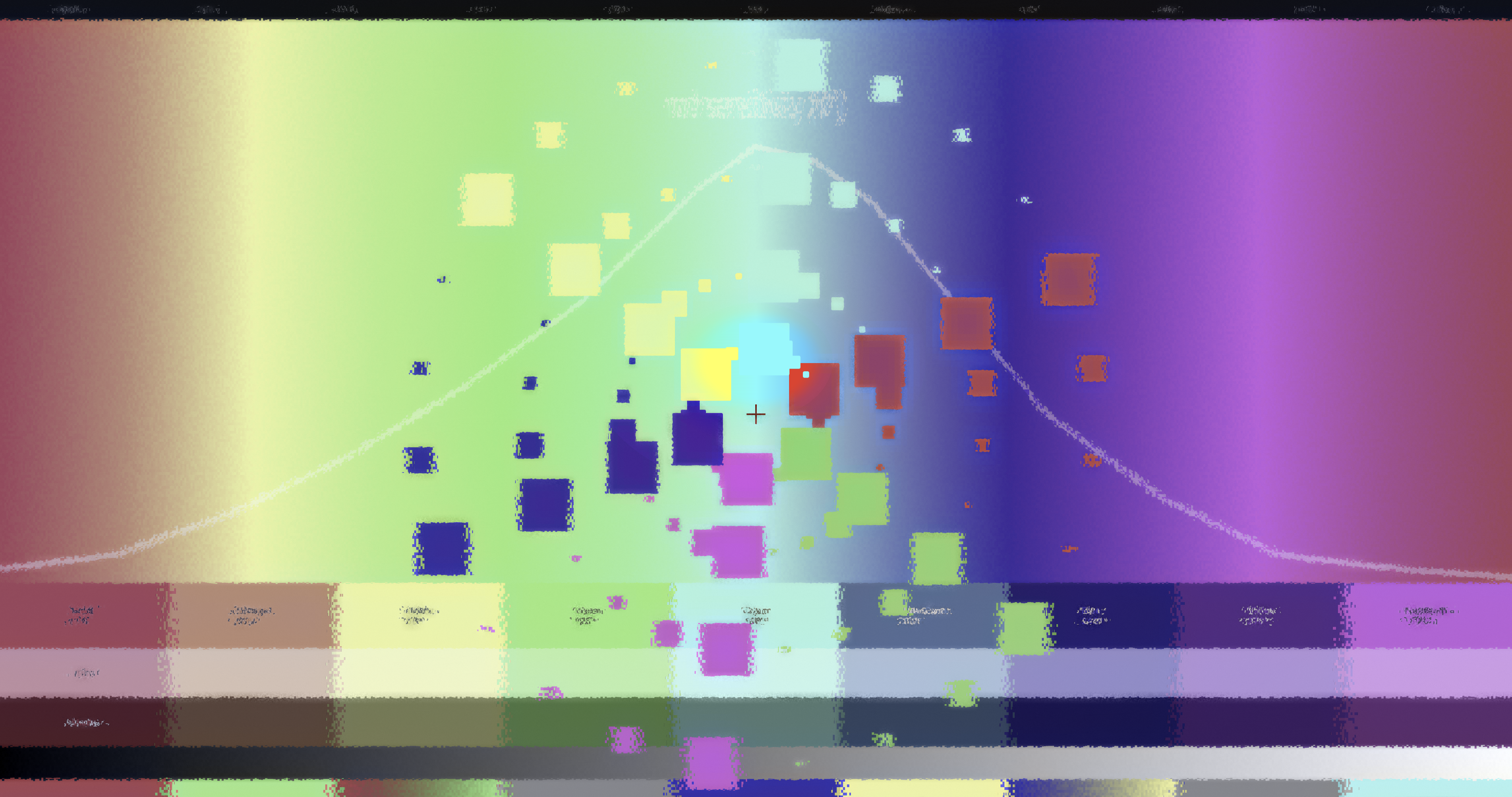 Color spectrum with 12-band chromatic pipeline — peripheral color preserved