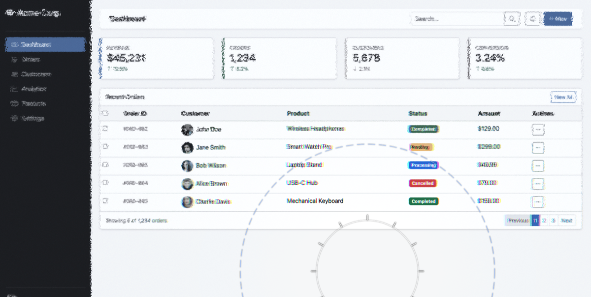 Mode 8: Gaussian exponential desaturation