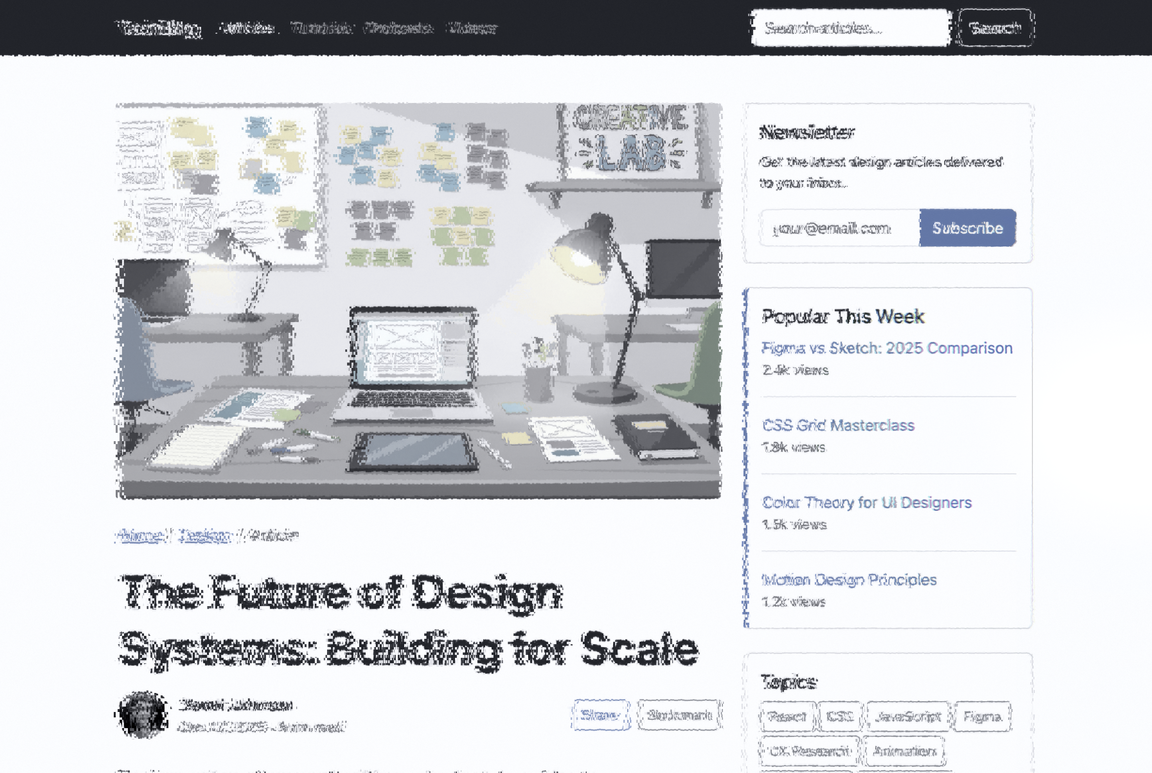 Article on iPad Air viewport